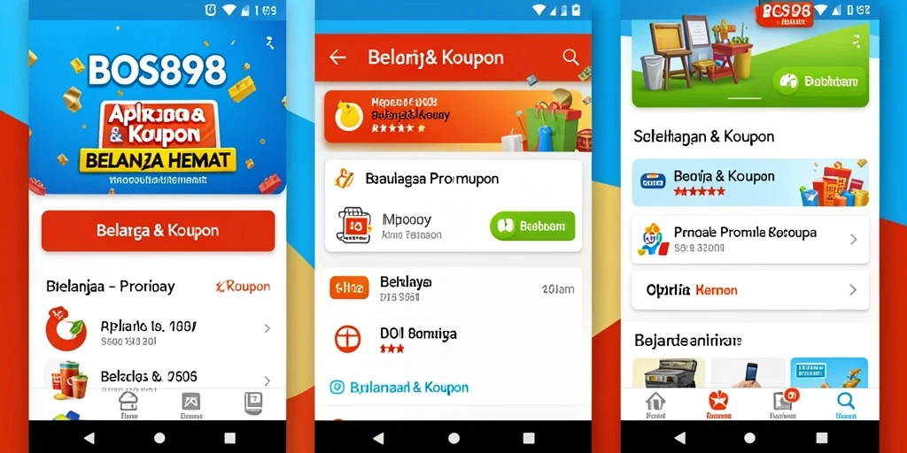 Antarmuka BOS898 dengan beragam penawaran promo.