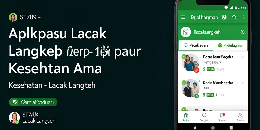 Tampilan antarmuka ST789 yang intuitif untuk lacak langkah.