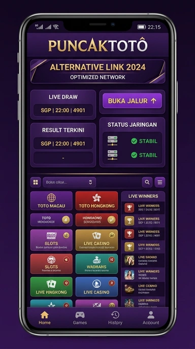 Tampilan link alternatif puncaktoto